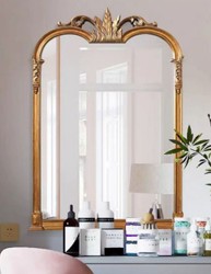 Casa Padrino espejo barroco de lujo oro antiguo - Magnífico espejo de pared de estilo barroco italiano - Muebles de lujo en estilo barroco - Hecho en Italia - Magníficos muebles barrocos