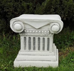 Barock Garten Terrassen Deko Stein Sockel Grau Baroque Garden Terrace Deco Stone Pedestal Gray