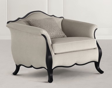 Casa Padrino Luxury Art Deco Armchair Gray / Black - Handmade Living Room Armchair - Living Room Furniture - Art Deco Furniture - Luxury Furniture - Luxury Quality - Made in Italy