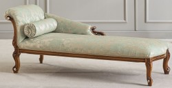Casa Padrino chaise longue baroque de luxe or / vert / marron - Magnifique récamier en bois massif - Meuble de salon de luxe de style baroque - Qualité de luxe - Fabriqué en Italie