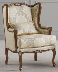 Casa Padrino fauteuil baroque de luxe or / marron - Fauteuil de salon baroque fait main avec motif - Mobilier de salon de luxe de style baroque - Qualité de luxe - Fabriqué en Italie