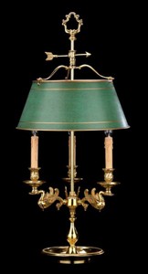Luxus Barock Tischleuchte Französisches Gold Antik Grün Luxury Baroque Table Lamp French Gold Antique Green