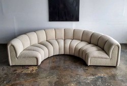 Gebogenes Luxus Wohnzimmer Hotel Sofa Beige Luxury Curved Living Room Hotel Sofa Beige