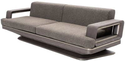 Luxus Wohnzimmer Hotel Sofa Grau Silber Luxury Living Room Hotel Sofa Gray Silver