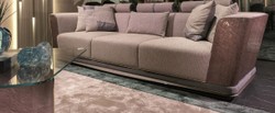 Luxus Wohnzimmer Hotel Sofa Grau Blau Gold Luxury Living Room Hotel Sofa Gray Blue Gold