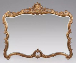 Prunkvoller Barock Antik Stil Spiegel Wandspiegel Antik Gold Magnificent Baroque Antique Style Mirror Wall Mirror Antique Gold 