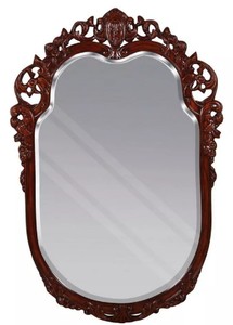 Prunkvoller Barock Antik Stil Spiegel Wandspiegel Braun Magnificent Baroque Antique Style Mirror Wall Mirror Brown