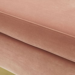 Casa Padrino luxury velvet sofa skin color / brass 225 x 90 x H. 80 cm - Living Room Sofa - Hotel Sofa - Luxury Furniture - Luxury Quality