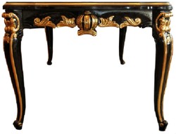 Pompöös di Casa Padrino Set da Pranzo Barocco di Lusso Verde / Nero / Oro - 1 Tavolo da Pranzo Barocco con Piano in Vetro e 6 Sedie disegnato da Harald Glööckler - Pompöös Mobili Barocco Pompöös di Casa Padrino Set da Pranzo Barocco di Lusso Verde / Nero / Oro - 1 Tavolo da Pranzo Barocco con Piano in Vetro e 6 Sedie disegnato da Harald Glööckler - Pompöös Mobili Barocco