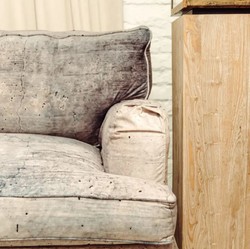Luxus Wohnzimmer Hotel Sofa Zementgrau Luxury Living Room Hotel Sofa Cement Gray