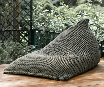 Luxus XXL Indoor & Outdoor Sitzsack Grün Luxury XXL Indoor & Outdoor Beanbag Green