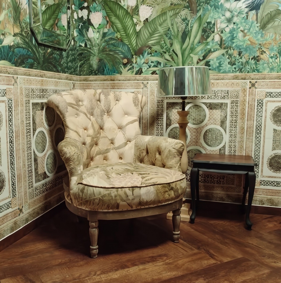 Casa Padrino fauteuil baroque de luxe en velours multicolore - Fauteuil de salon de style baroque fait main - Meuble de salon de luxe de style baroque - Meuble baroque - Noble & Magnifique Casa Padrino fauteuil baroque de luxe en velours multicolore - Fauteuil de salon de style baroque fait main - Meuble de salon de luxe de style baroque - Meuble baroque - Noble & Magnifique