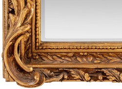 Casa Padrino miroir baroque or - Miroir de style baroque avec décorations élégantes - Miroir mural de style baroque fait main - Miroir de vestiaire baroque - Meuble style baroque - Meuble baroque