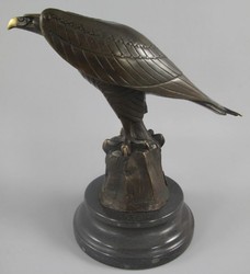 Luxus Art Deco Bronze Skulptur Figur Adler Luxury Art Deco Bronze Sculpture Figure Eagle
