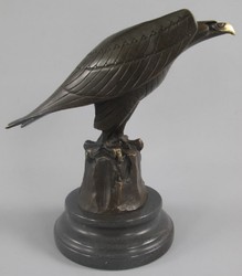 Luxus Art Deco Bronze Skulptur Figur Adler Luxury Art Deco Bronze Sculpture Figure Eagle