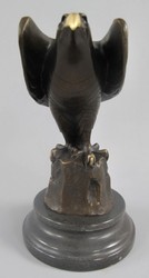 Luxus Art Deco Bronze Skulptur Figur Adler Luxury Art Deco Bronze Sculpture Figure Eagle