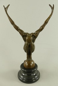 Casa Padrino scultura in bronzo di lusso palombaro alto bronzo / nero 18 x 10 x A .29 cm - Figura in Bronzo con Base in Marmo - Accessori Decorativi