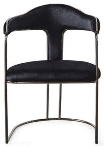 Casa Padrino Luxus Art Deco Esszimmer Stuhl 6er Set mit Armlehnen Schwarz / Bronze 60 x 58 x H. 92 cm - Esszimmer Möbel - Restaurant Möbel - Art Deco Möbel - Luxus Möbel