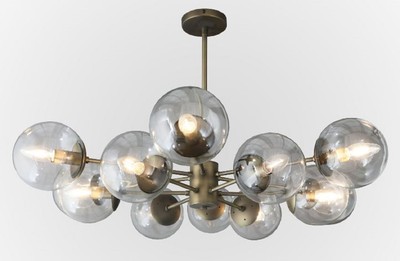 Lampadario da Soggiorno di Lusso Bronzo