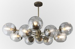 Luxus Wohnzimmer Kronleuchter Bronze