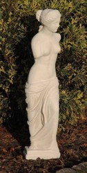 Art Nouveau Garden Deco Sculpture Woman Sand