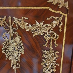 Baroque chest of drawers display cabinet brown gold vintage antique style castle furniture style furniture