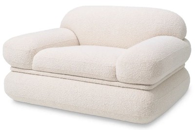 Luxus Wohnzimmer Sessel Creme