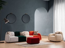 Luxus Wohnzimmer Sessel Creme Schwarz