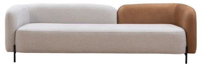 Luxus Wohnzimmer Sofa Hellgrau Braun Schwarz