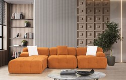 Modulares Luxus Wohnzimmer Sofa Braun