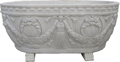 Luxus Barock Marmor Badewanne Grau Luxus Barock Marmor Badewanne Grau