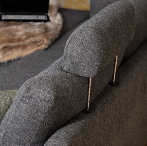 Casa Padrino Luxus Ecksofa Grau / Silber 310 x 180 x H. 70 cm - Wohnzimmer Sofa - Wohnzimmer Möbel - Luxus Möbel - Luxus Einrichtung