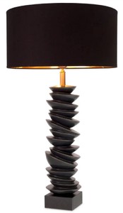 Luxus Tischleuchte Schreibtischleuchte Schwarz Bronze