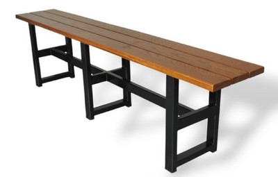 Casa Padrino banc de style industriel brun foncé / noir 120 x 35 x H. 45 cm - banc en bois massif - terrasses de bières meubles de restauration Casa Padrino banc de style industriel brun foncé / noir 120 x 35 x H. 45 cm - banc en bois massif - terrasses de bières meubles de restauration