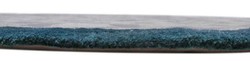 Tapis de luxe ovale au design léopard gris crème noir
