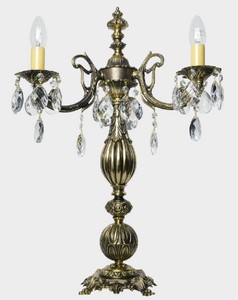 Prunkvolle Luxus Barock Tischleuchte Schreibtischleuchte Antik Gold