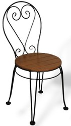 Art Nouveau Garden Chair Black Dark Brown Art Nouveau Garden Chair Black Dark Brown