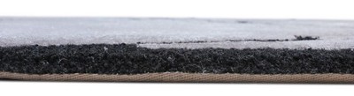 Casa Padrino Luxus Teppich Grau / Schwarz 160 x 230 cm - Rechteckiger Wohnzimmer Teppich - Moderner Schlafzimmer Teppich - Luxus Interior - Luxus Qualität