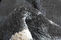 rectangular luxury living room bedroom carpet black gray