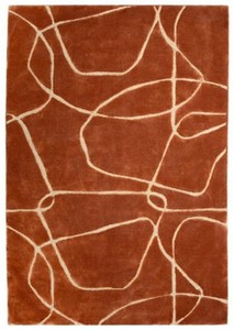 Alfombra rectangular de lujo de salón de dormitorio Marrón Crema Alfombra rectangular de lujo de salón de dormitorio Marrón Crema