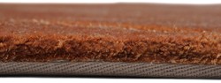 Tapis rectangulaire de luxe de salon de chambre crème marron