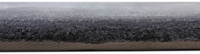Casa Padrino Luxus Teppich Grau / Schwarz 160 x 230 cm - Rechteckiger Welliger Wohnzimmer Teppich -  Schlafzimmer Teppich - Luxus Interior - Luxus Qualität