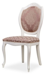 Luxus Barock Esszimmer Stuhl Lila Beige Weiß