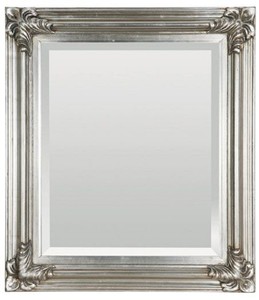 Miroir mural baroque rectangulaire argent Miroir mural baroque rectangulaire argent