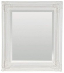 Casa Padrino specchio barocco bianco antico 69 x A. 79 cm - Specchio da parete rettangolare in stile barocco - Magnifico specchio da armadio in stile antico - Mobili barocchi