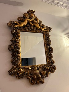 Casa Padrino baroque mirror gold - Baroque style wall mirror with elegant decorations - Baroque furniture - Noble & magnificent