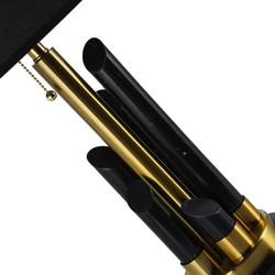 Luxury marble table lamp black gold