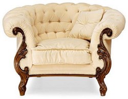 Prunkvolles Luxus Barock Wohnzimmer Set Creme Braun
