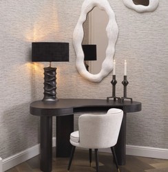 Casa Padrino espejo de lujo blanco / bronce 71 x 6 x A. 123 cm - Espejo de pared de diseño ovalado - Espejo de guardarropa - Espejo de dormitorio - Calidad de lujo