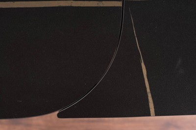 Casa Padrino Luxus Esstisch Schwarz / Matt Schwarz 160-240 x 95 x H. 76 cm - Ausziehbarer Küchentisch mit gehärteter Glaskeramik Tischplatte - Esszimmer Möbel - Luxus Möbel